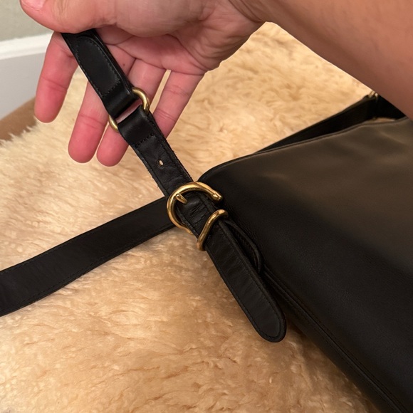 Coach Black Leather Shoulder Bag - Picture 7 of 13